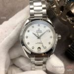 (VS Factory) Copy Omega Aqua Terra 150m 8800 Watch Diamond Dial Lady